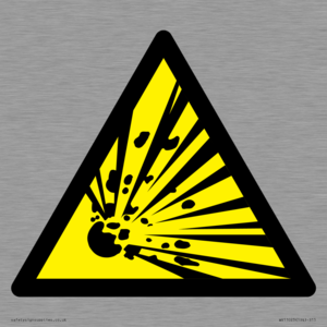 Warning Symbol: Explosive material